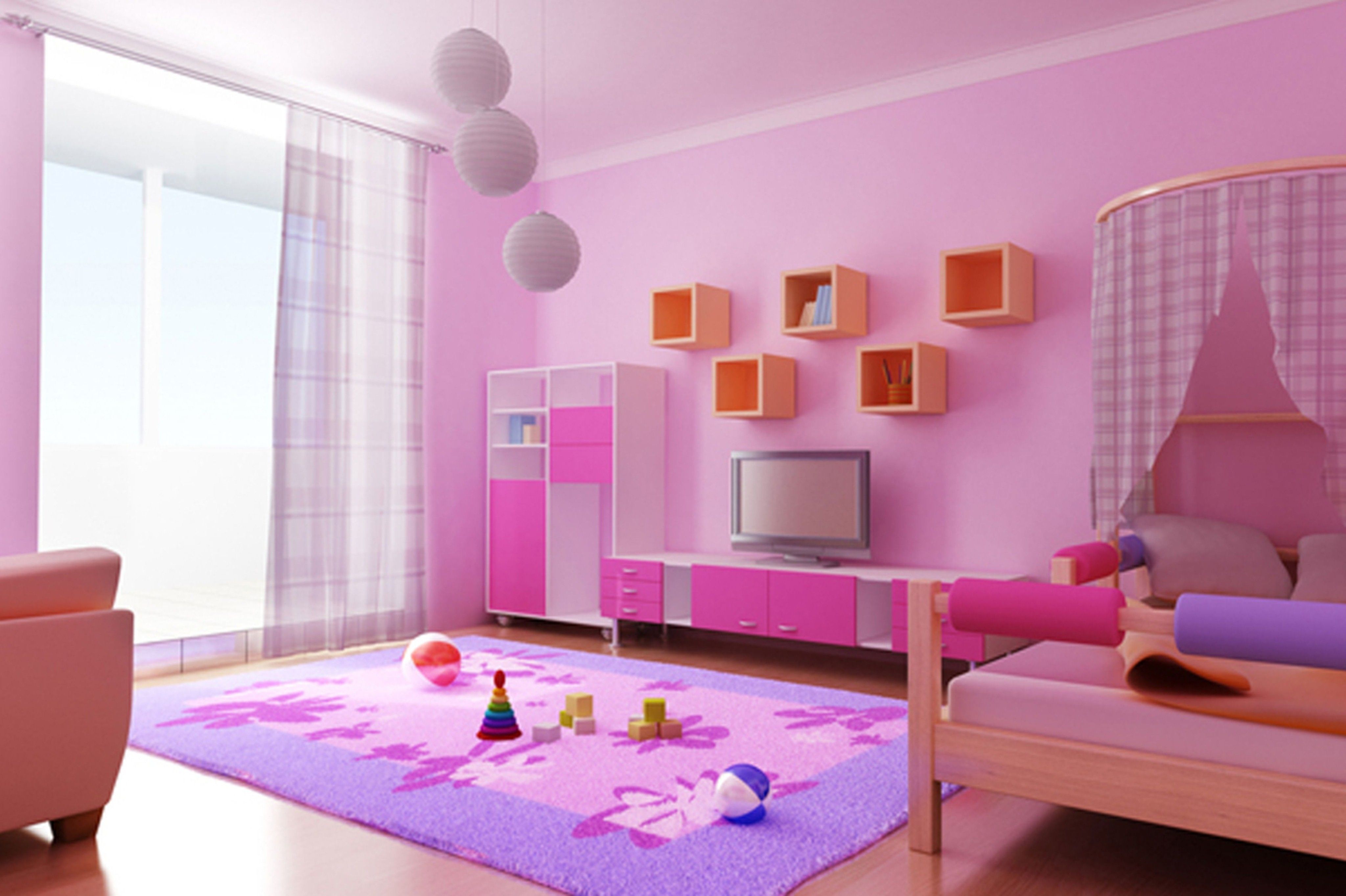 Kids Room Best Purple Bedroom Theme With Cool Furniture Set Intended For Purple Curtains For Kids Room (Photo 9 of 25)