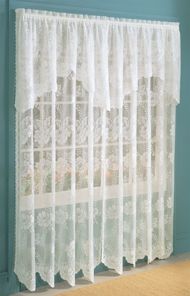 Lace Curtains Swags Galore Curtains In Lace Curtains (View 5 of 25)