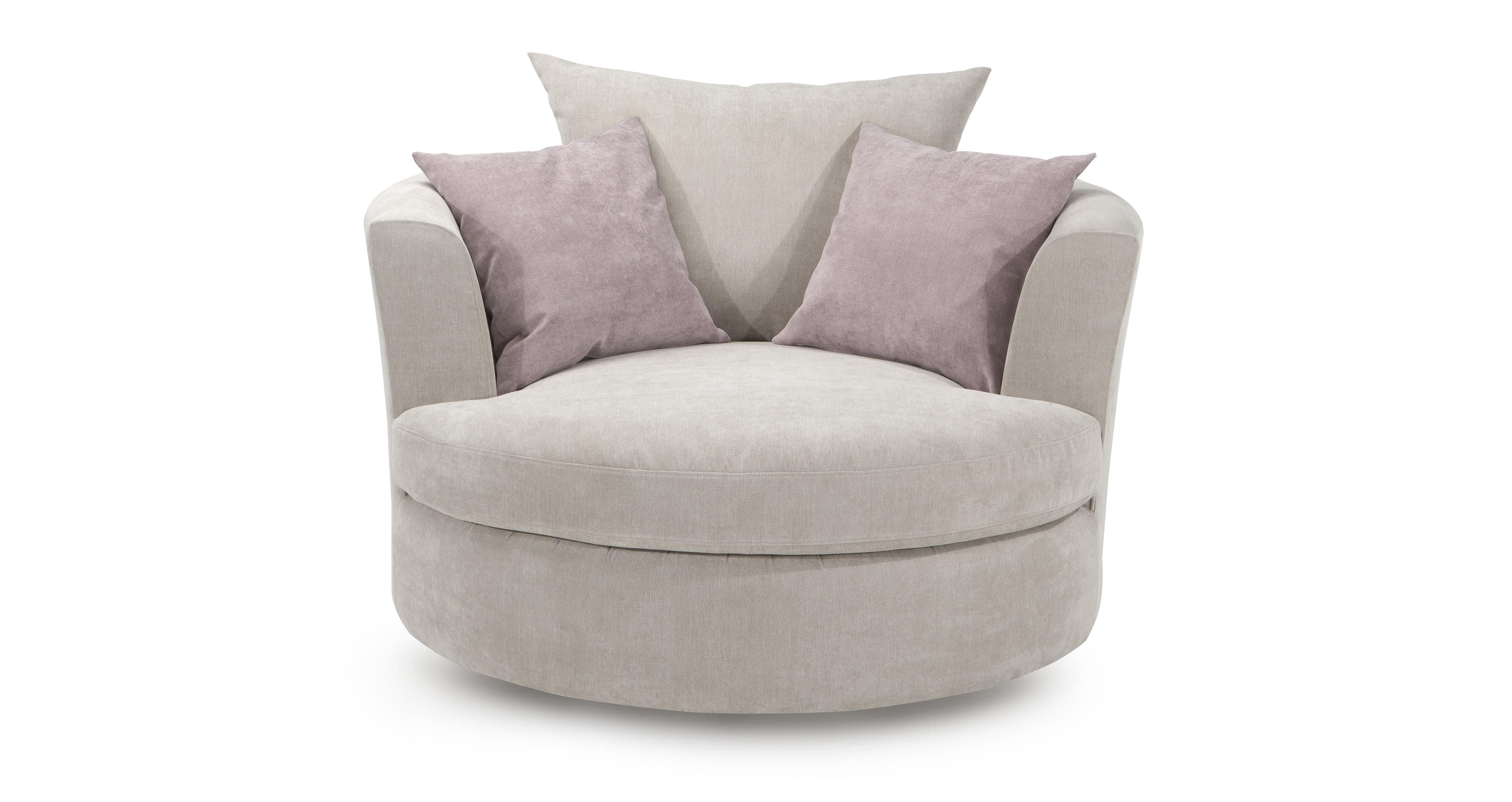 Large Round Swivel Chair Home Chair Designs With Cuddler Swivel Sofa Chairs (View 12 of 15)