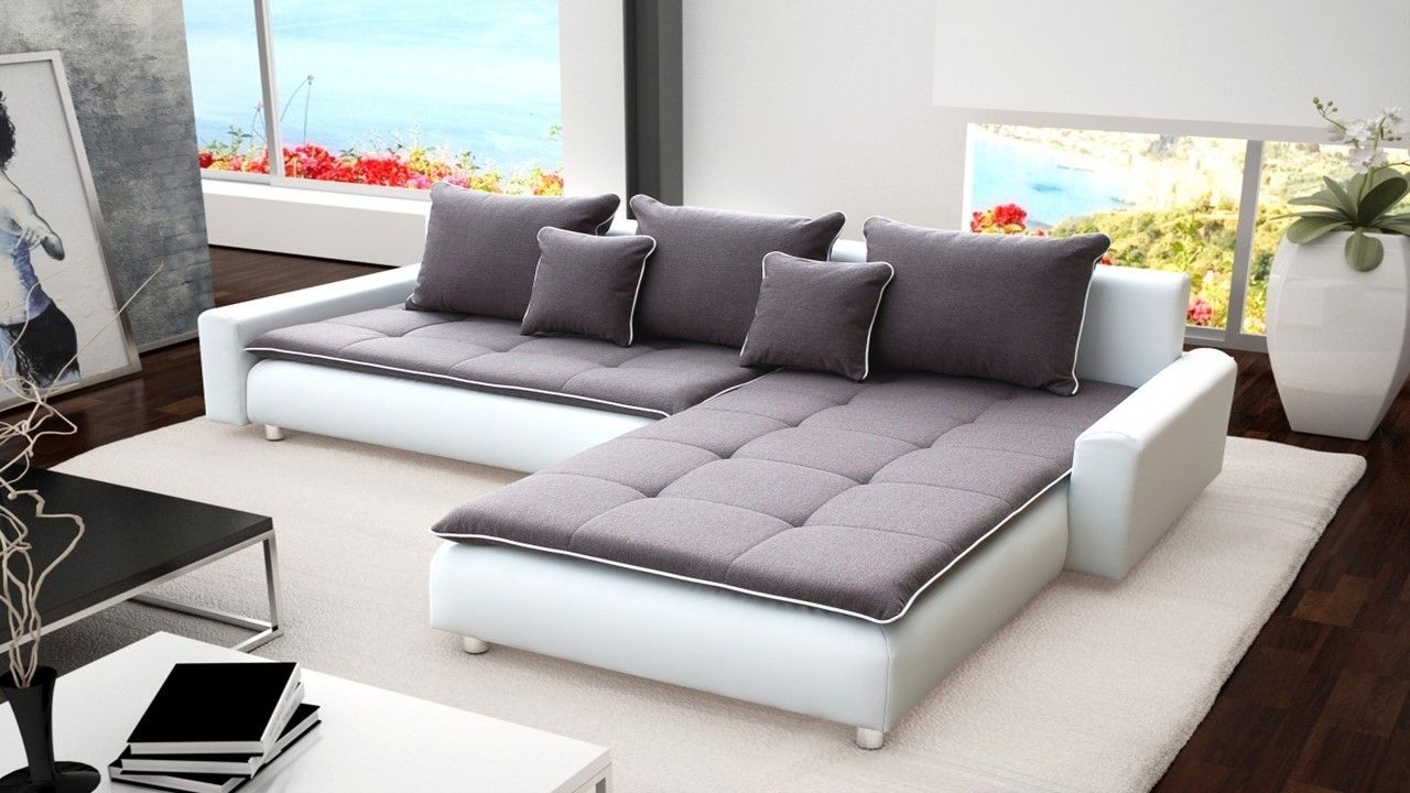 Leather Corner Sofa Suites Modern Sofas Throughout White Leather Corner Sofa (View 13 of 15)