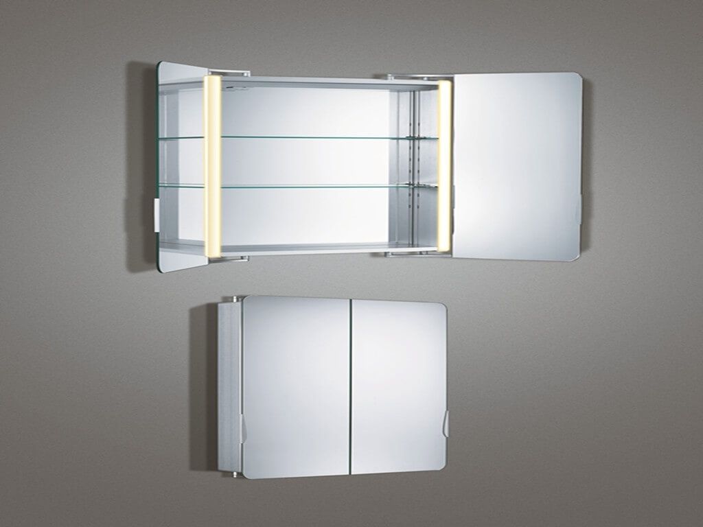 Lighted Bathroom Mirror Cabinet Harpsoundsco In Bathroom Mirror Cupboards (View 18 of 25)