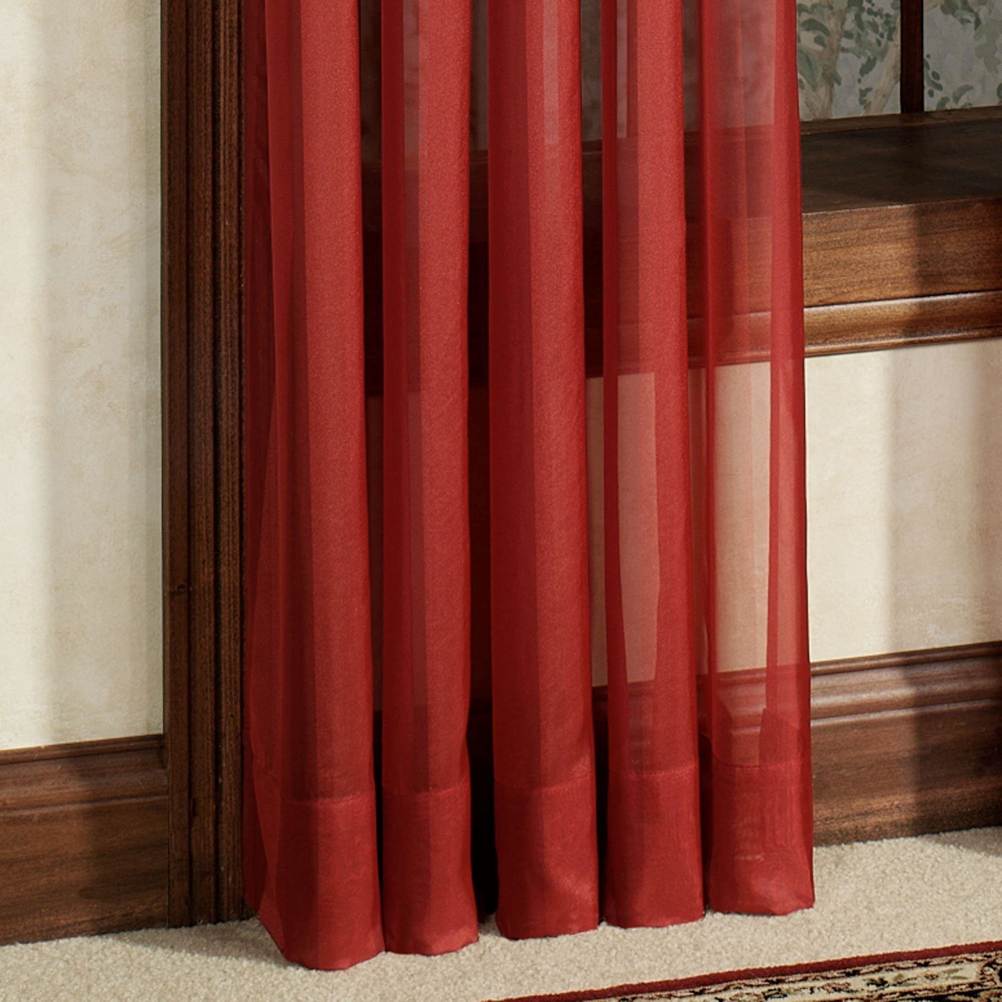 Lucky Stripe Sheer Window Treatments In Stripe Curtains (Photo 25 of 25)