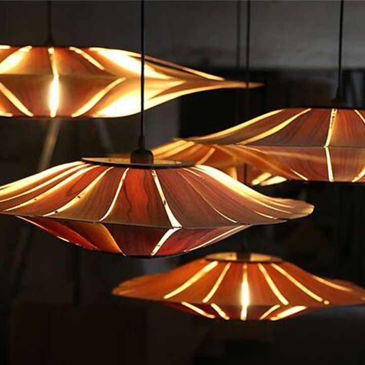Magnificent New Wood Veneer Light Fixtures Within Online Get Cheap Wood Veneer Lamp Aliexpress Alibaba Group (Photo 8 of 25)