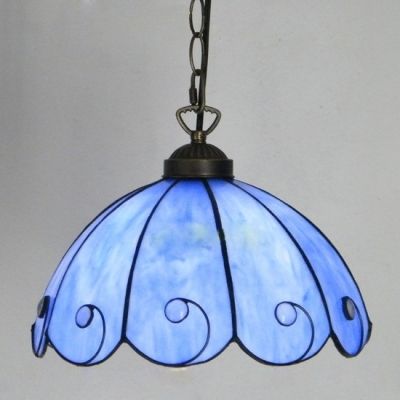 Magnificent Trendy Stained Glass Mini Pendant Lights Pertaining To Fashion Style Mini Pendant Lights Blue Tiffany Lights (View 16 of 25)