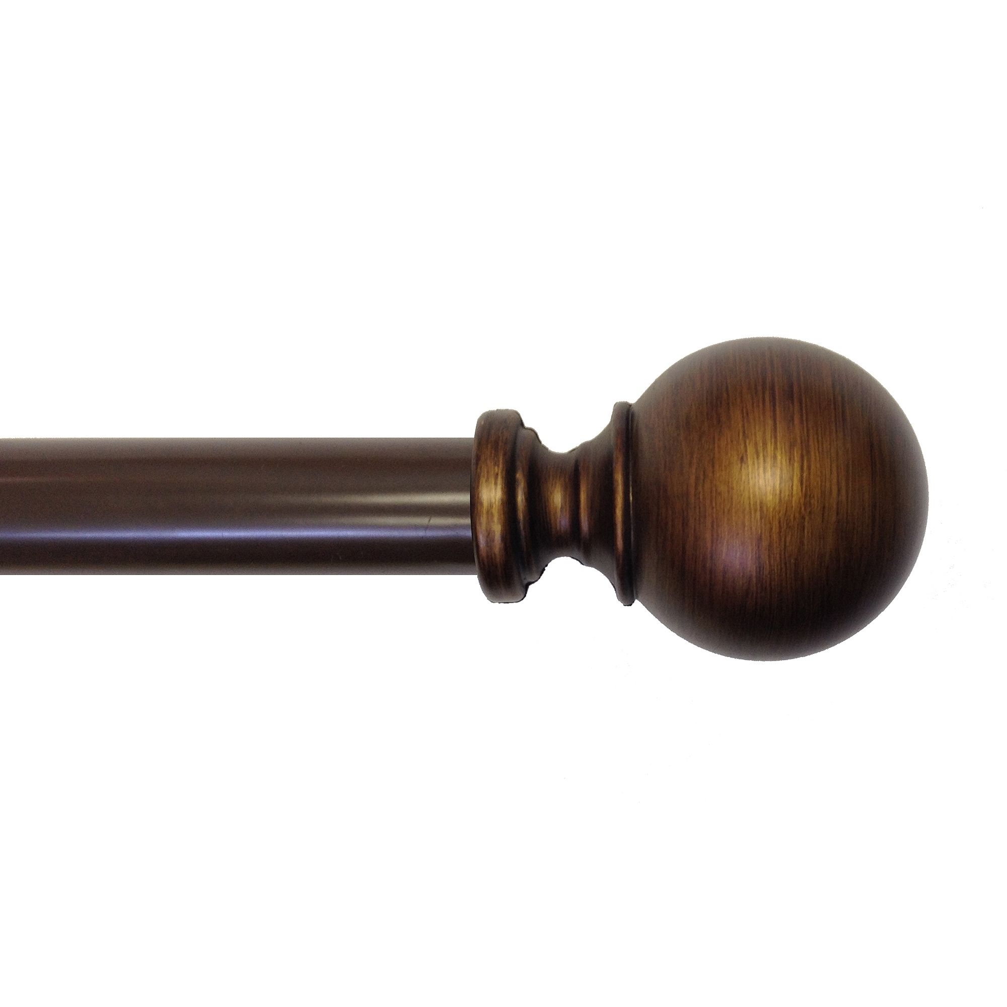 Mainstays 1 Diameter Decorative Curtain Rod With Ball Finial In Deep Curtain Rods (View 5 of 25)