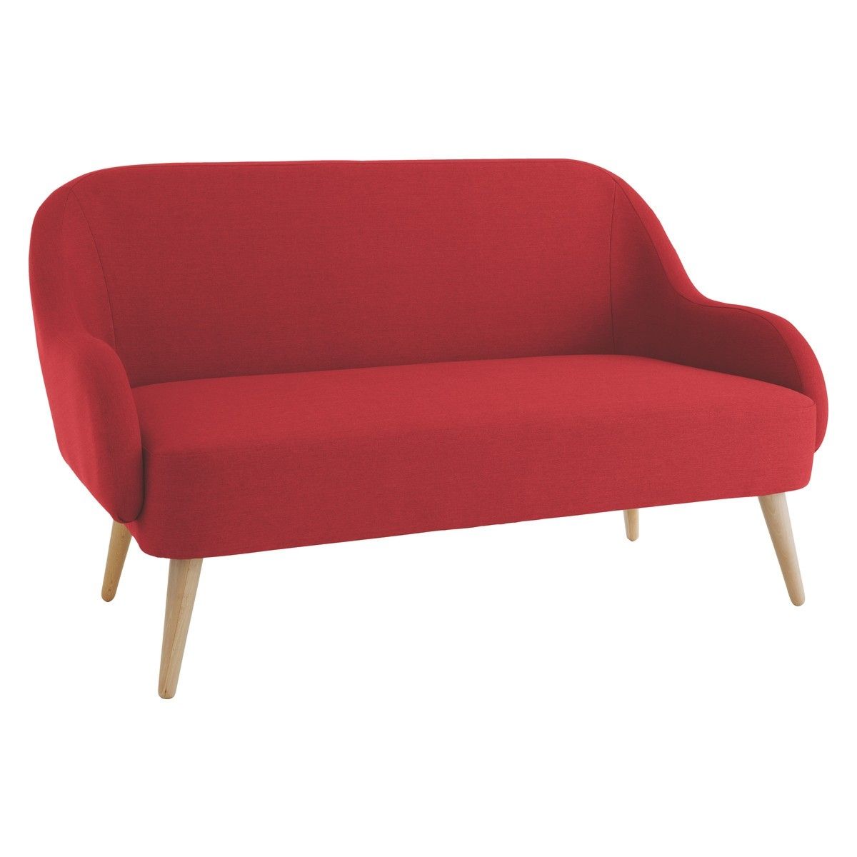 Momo Red Fabric 2 Seater Sofa Buy Now At Habitat Uk Regarding Two Seater Chairs (View 8 of 15)
