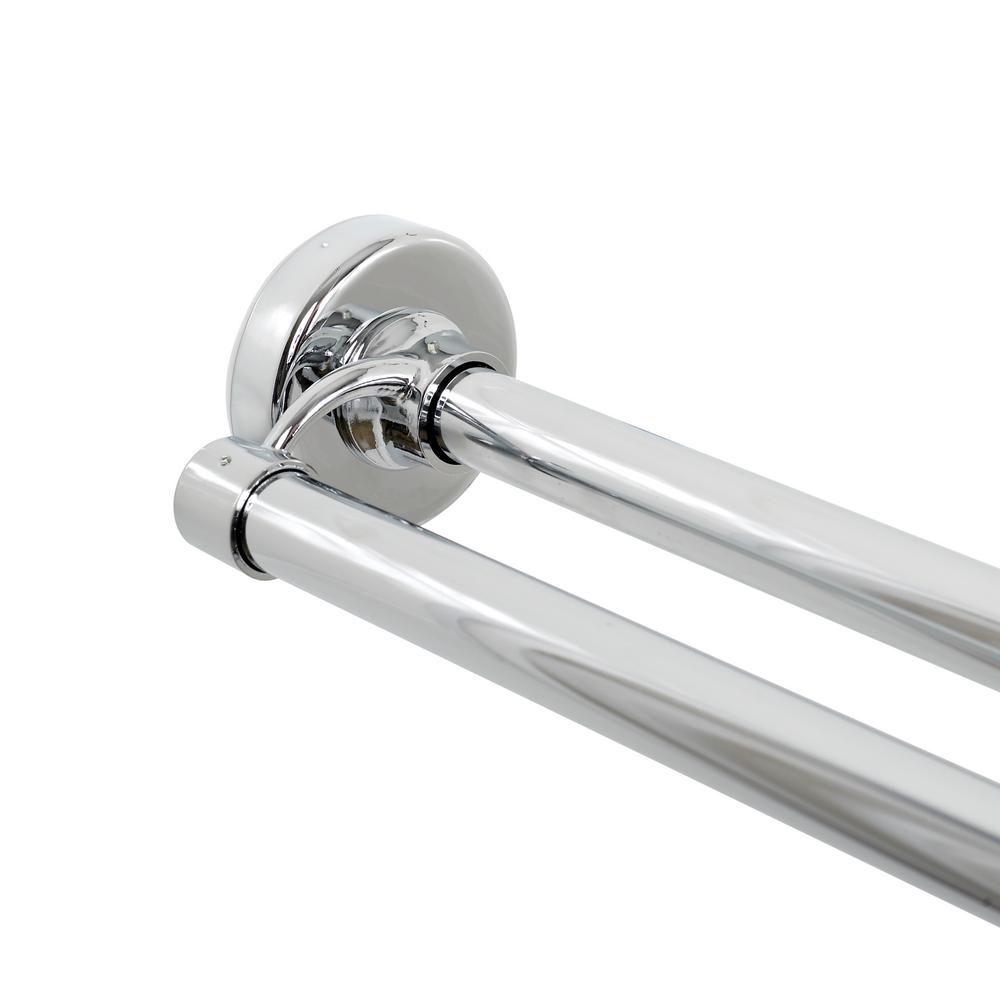 Neverrust 44 In 72 In Aluminum Adjustable Tension No Tools Regarding Adjustable Rods For Curtains (View 21 of 25)