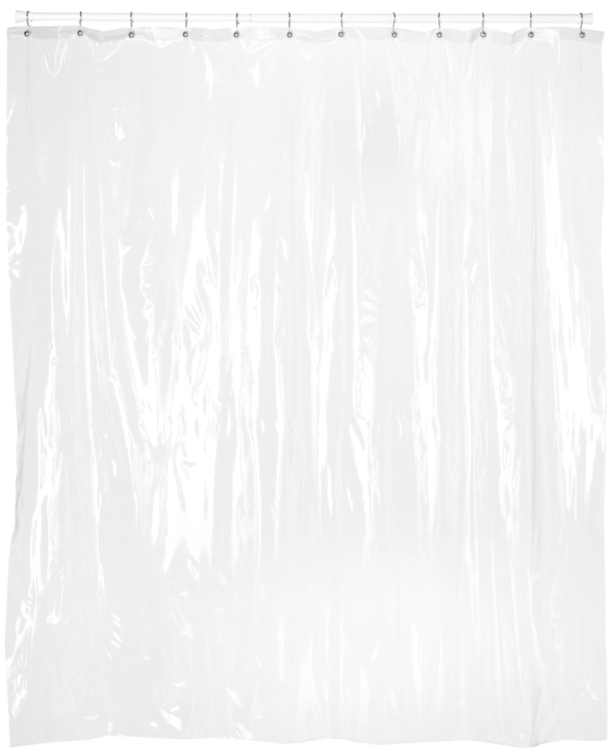 Odd Size Extra Long Vinyl Bathroom Shower Curtain Liner 72×78034 Pertaining To Odd Shower Curtains (Photo 13 of 25)