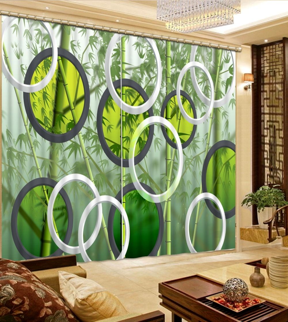 Online Get Cheap Custom Bamboo Curtains Aliexpress Alibaba Intended For Cheap Custom Curtains (View 15 of 25)