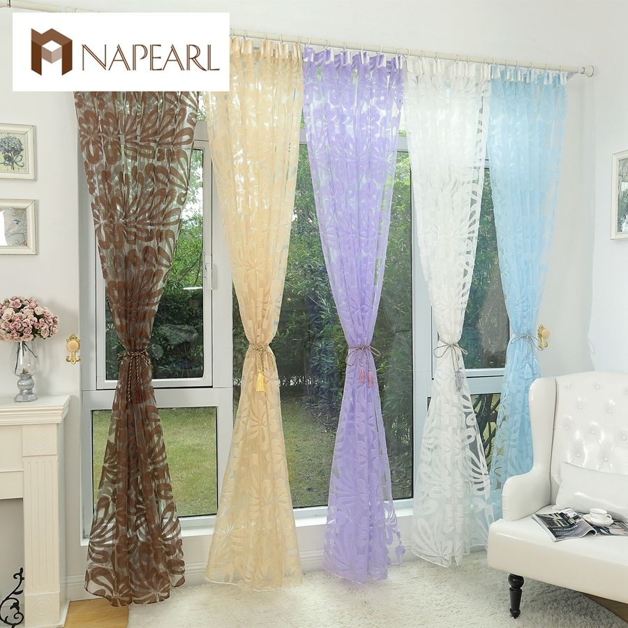 Online Get Cheap Light Blue Sheer Curtains Aliexpress In Blue Curtains For Bedroom (View 9 of 25)