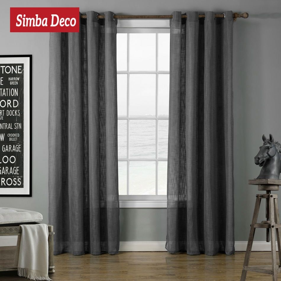 Online Get Cheap Linen Grommet Panels Aliexpress Alibaba Group For Linen Grommet Curtains (View 6 of 25)