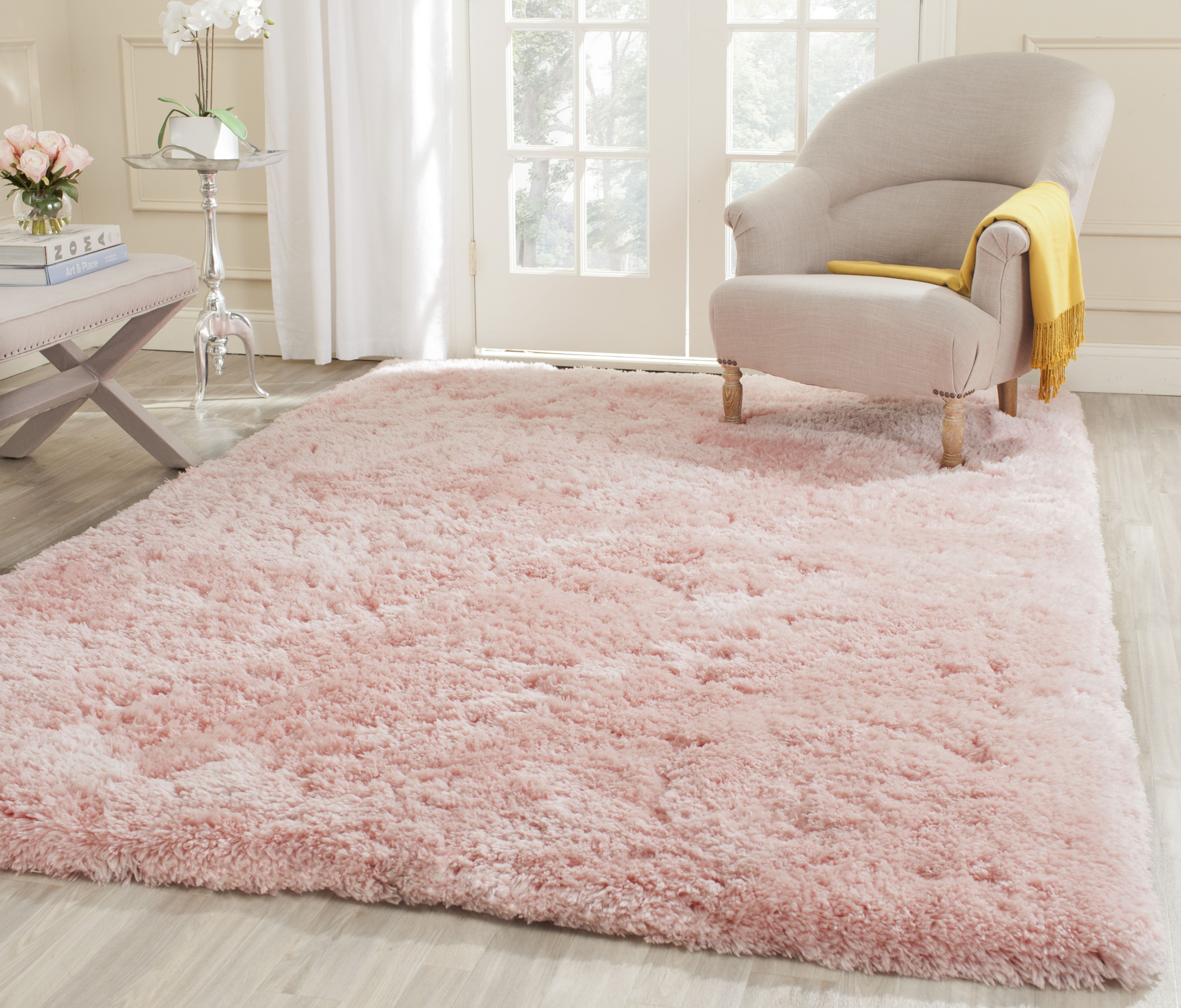 Pink And White Area Rug Roselawnlutheran Pertaining To Pink Pattern Rugs (View 13 of 15)