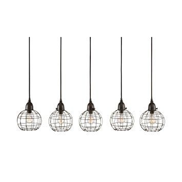 Remarkable Series Of Wire Ball Pendant Lights Pertaining To Amazon Lazy Susan 225064 5 Wire Ball Pendant Lamp Home Kitchen (Photo 20 of 25)