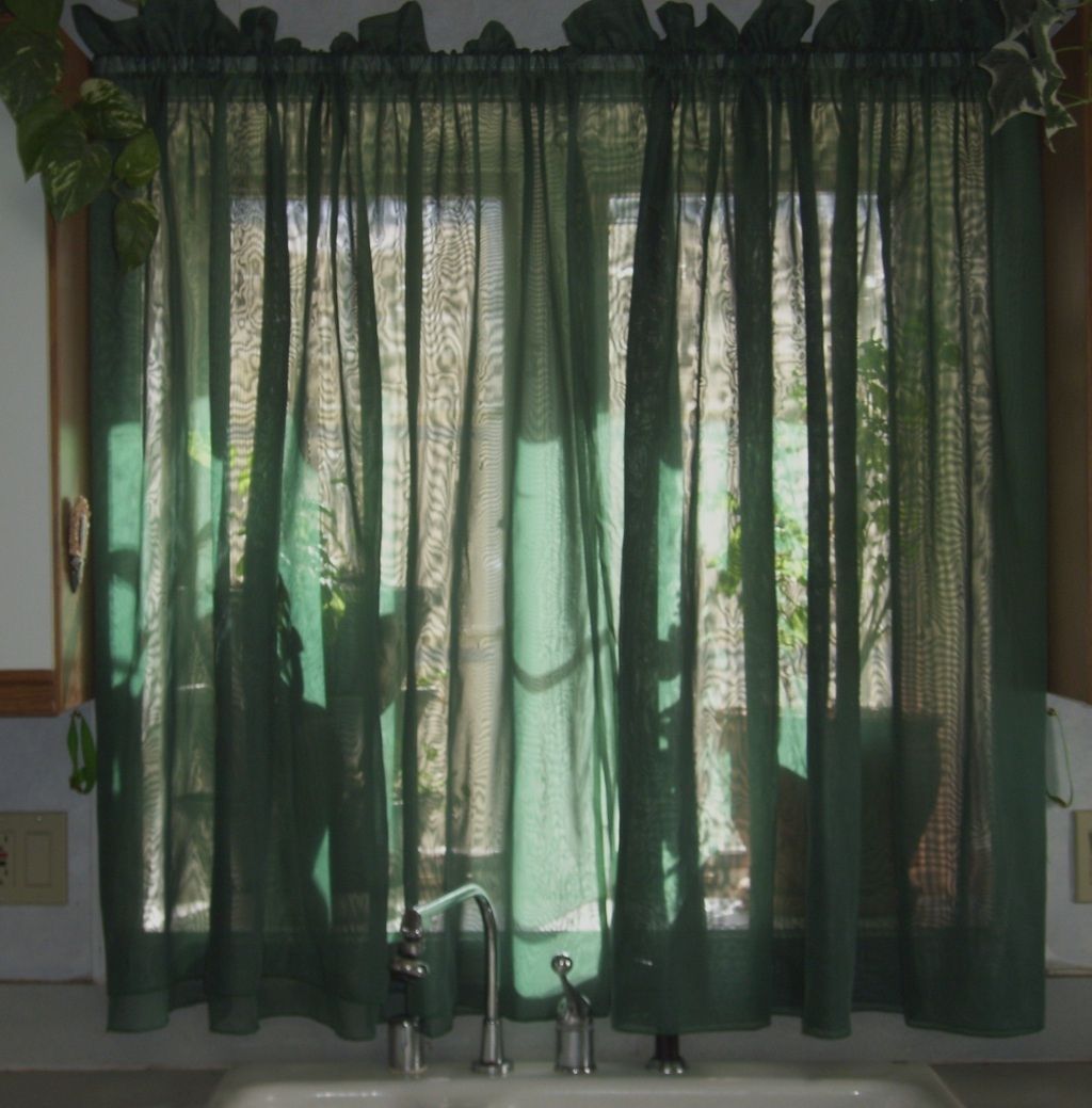 2024 Popular Sage Green Kitchen Curtains