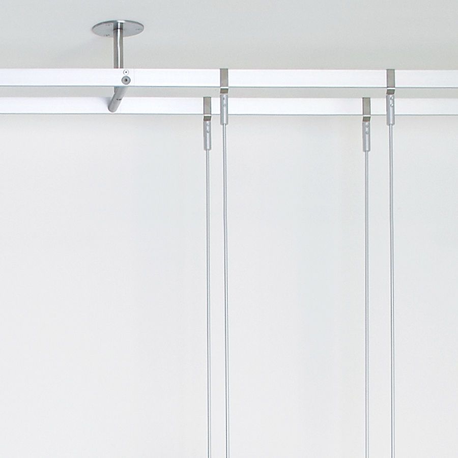 Shelving System Hanging Contemporary Glass For Shops Rod Within Suspended Glass Shelves (View 14 of 15)