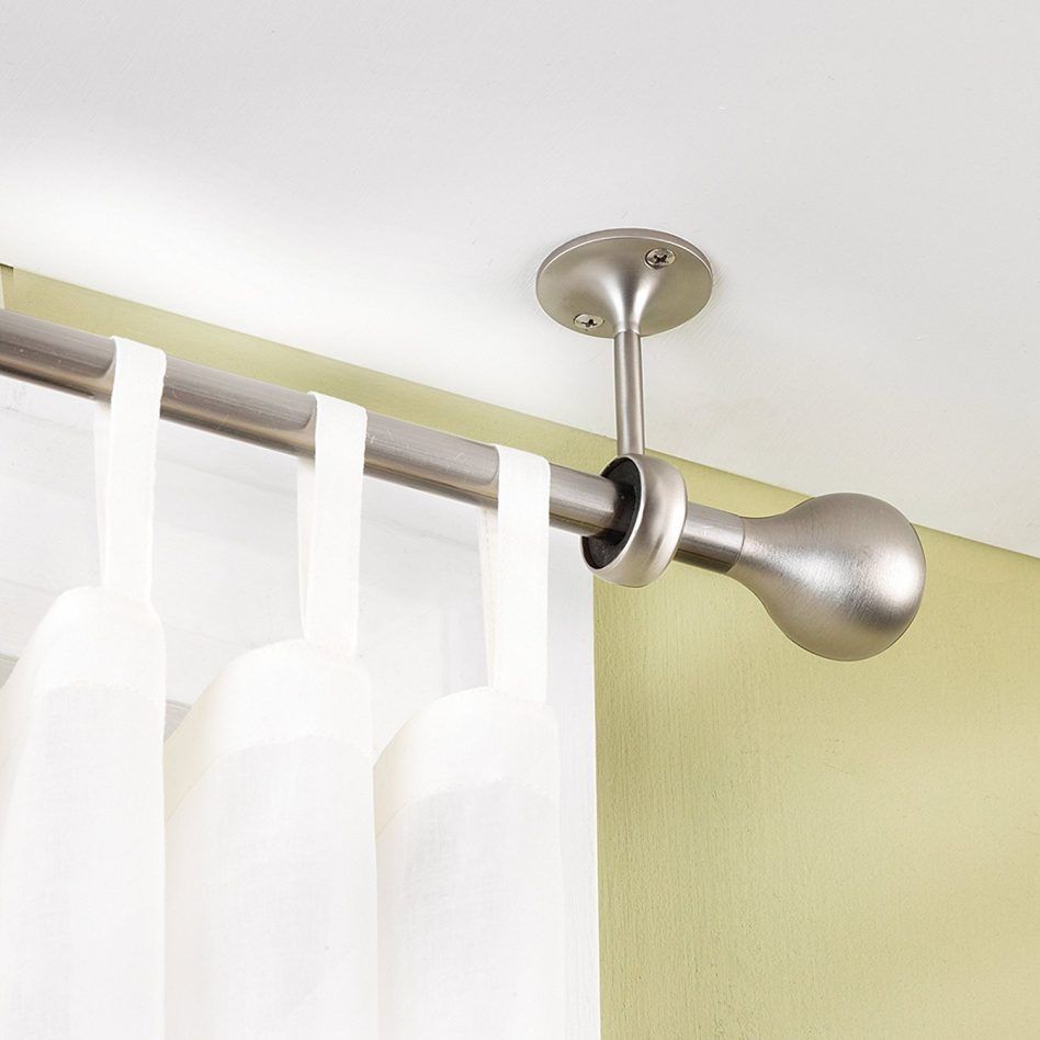 Shower Curtain Rod Angled Wall Mount Curtain Menzilperde Inside Shower Curtain Wall Mounts (Photo 8 of 25)