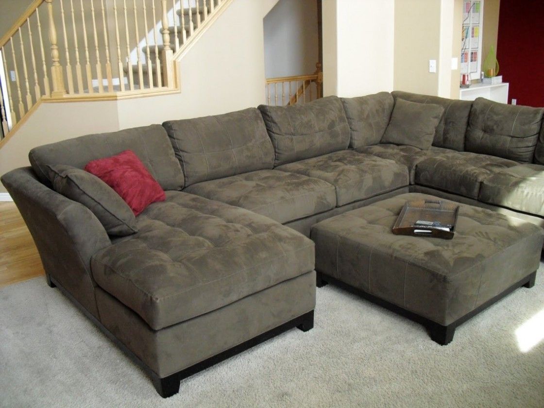 Simple Living Room Decorating Ideas With Cheap U Shaped Fabric Throughout Comfortable Sofas And Chairs (View 4 of 15)