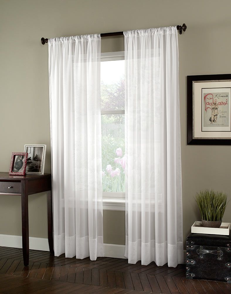 Soho Voile Lightweight Sheer Curtain Panel Curtainworks Throughout Curtain Sheers (Photo 5 of 25)