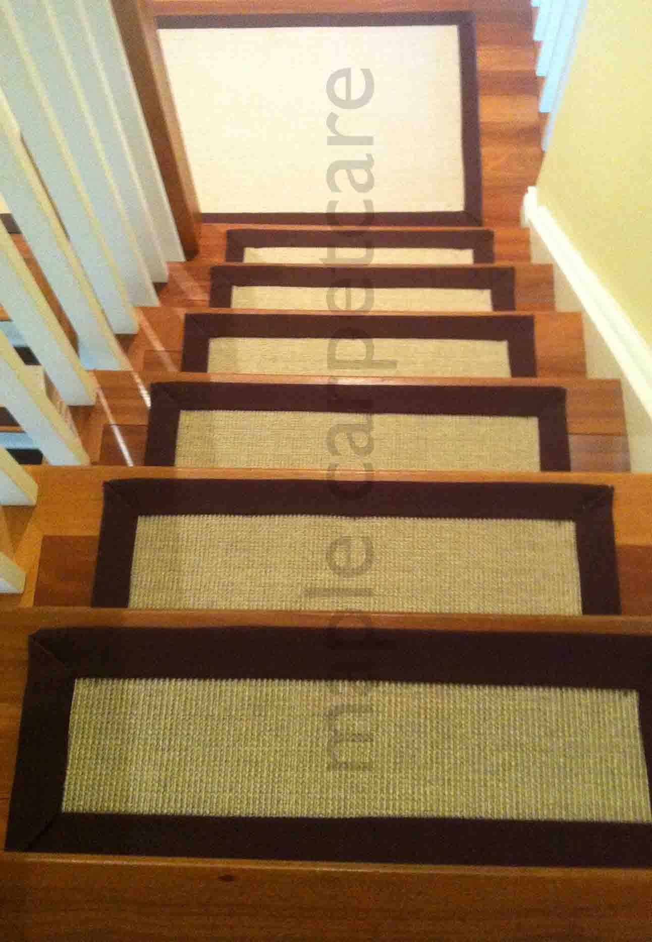 Stair Rugs Rugs For Runners On Stairs Sisal Carpet Laid As Runner Regarding Stair Tread Carpet Bars (View 10 of 15)