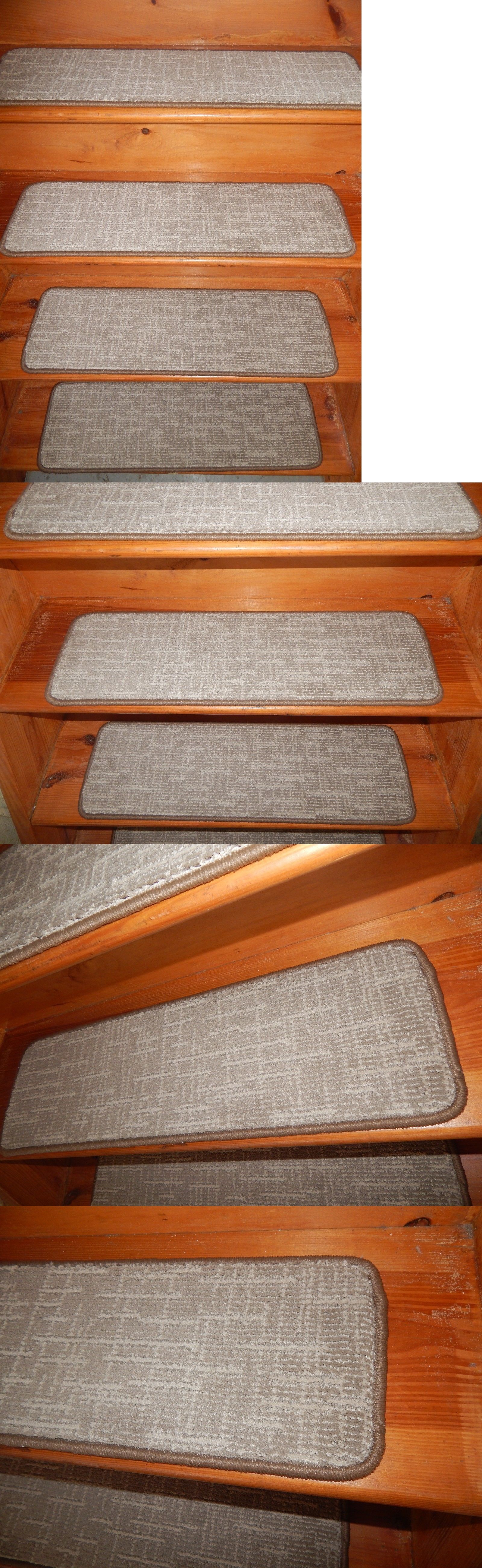 Stair Treads 175517 13 Step 9 X 30 Landing 30 X 27 Stair Treads With Regard To Basket Weave Washable Indoor Stair Tread Rugs (View 7 of 15)