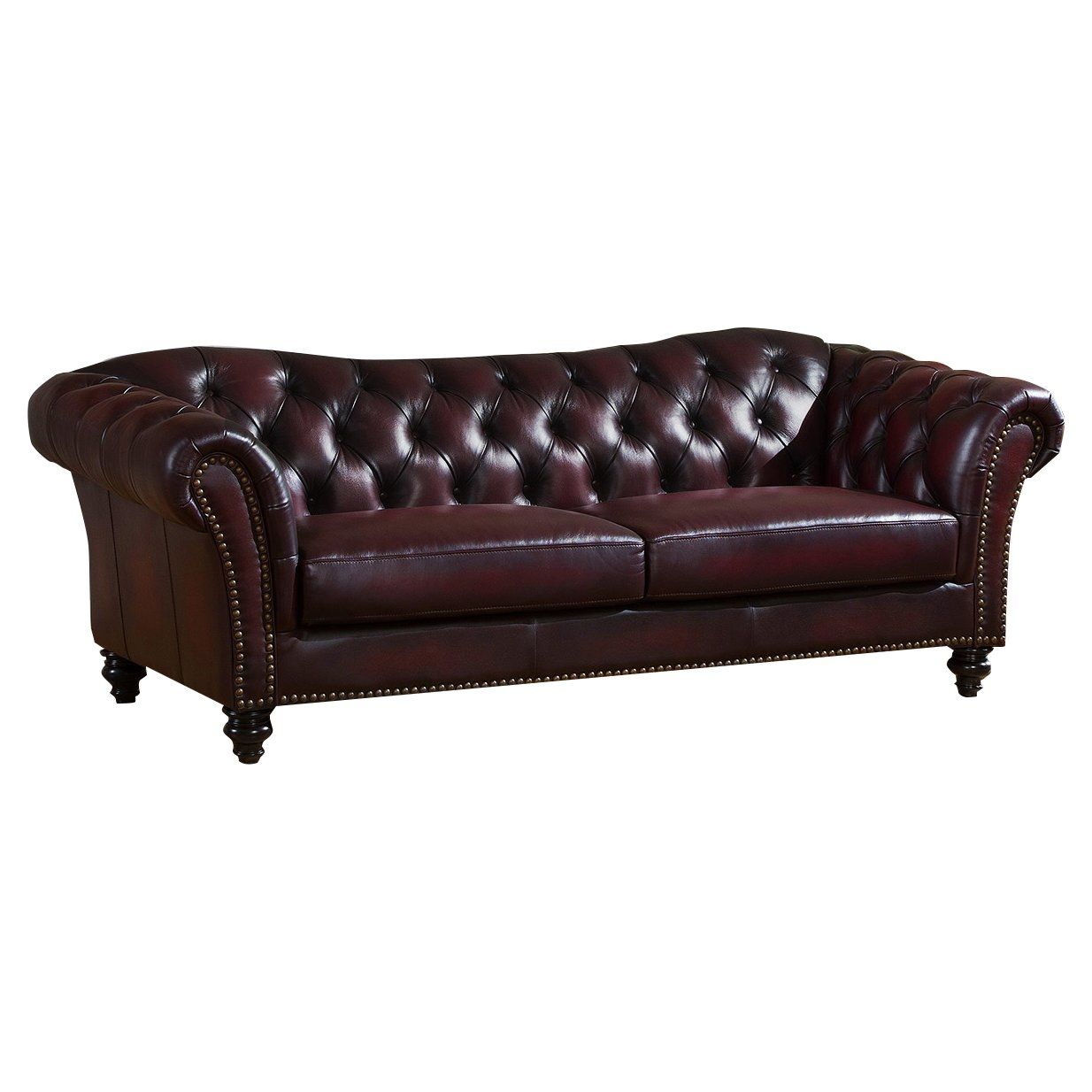 Storage Canterbury Leather Chesterfield Style 3 Seater Sofa With Regard To Canterbury Leather Sofas (View 5 of 15)