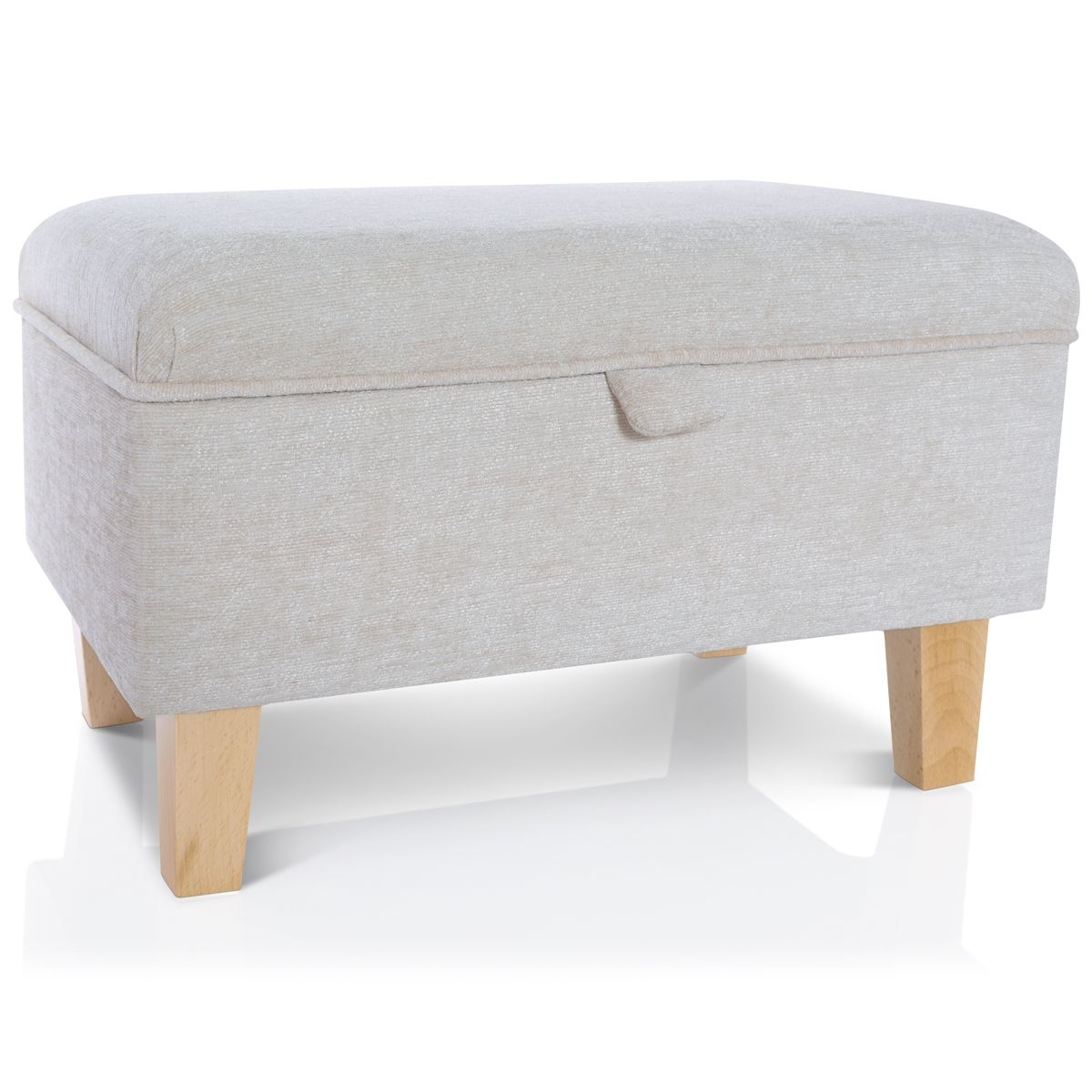 Storage Footstool Ottoman Blanket Box Seat Pouffe Toy Box Large Inside Small Footstools And Pouffes (View 3 of 15)