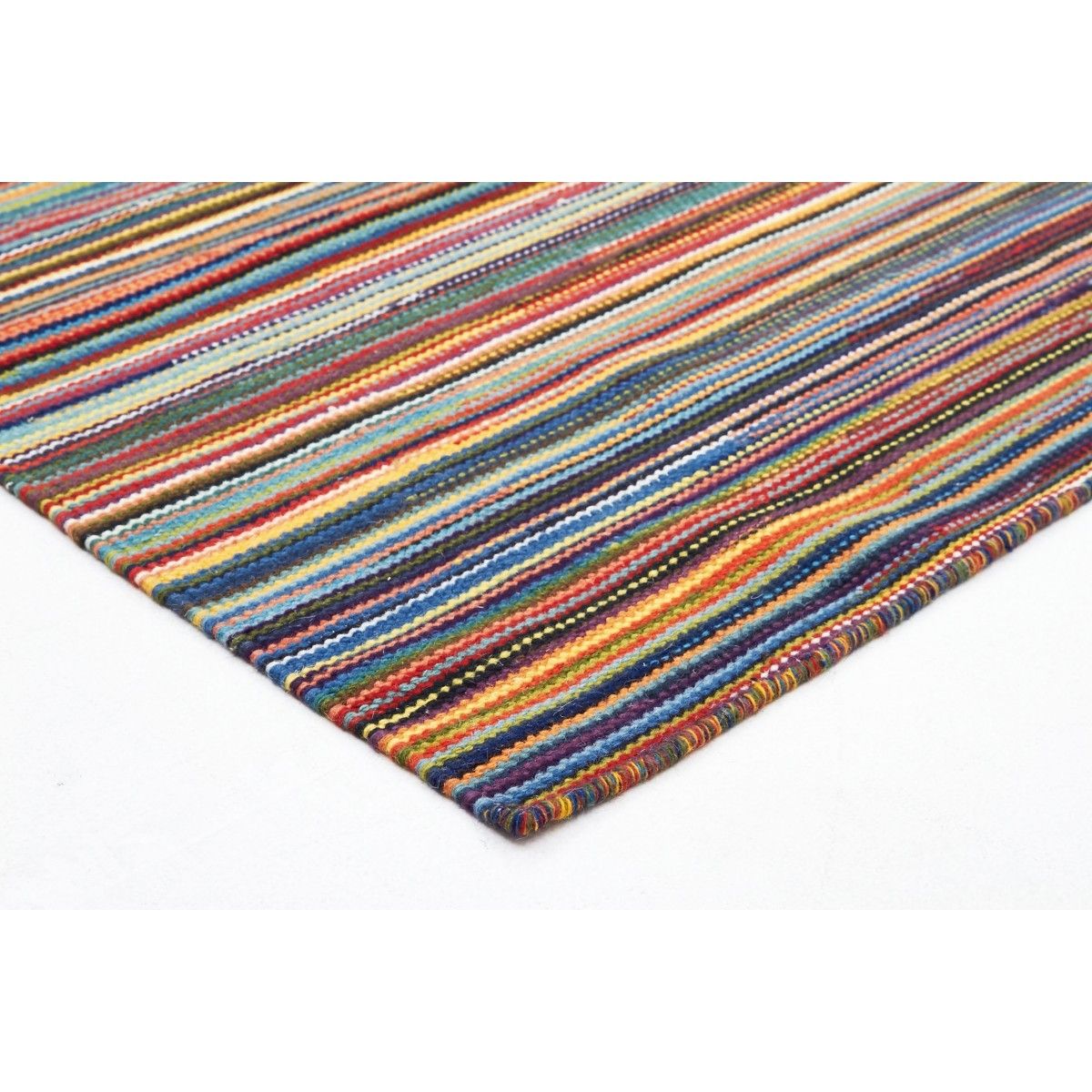 Striped Wool Rugs Roselawnlutheran Regarding Multicoloured Wool Rugs (View 13 of 15)