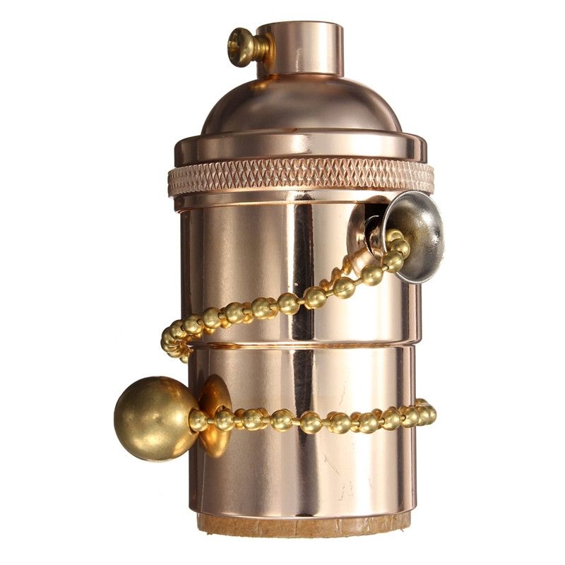 Stunning Brand New Pull Chain Pendant Lights Throughout E27e26 Solid Brass Light Socket Holder Pull Chain Vintage Edison (Photo 18 of 25)