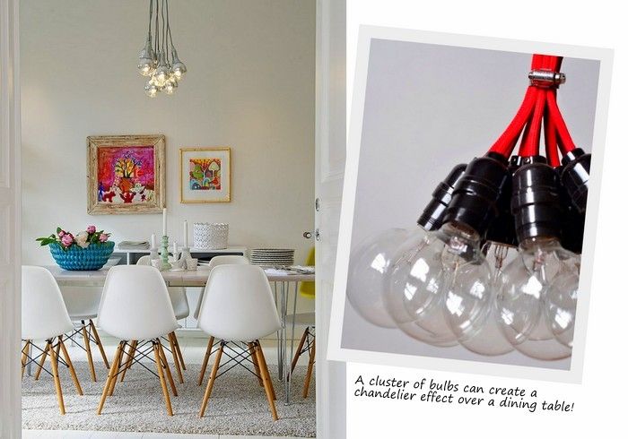 Stunning Deluxe Bare Bulb Hanging Light Fixtures Throughout Exposed Bulb Lighting In Interiors Design Lovers Blog (View 15 of 25)