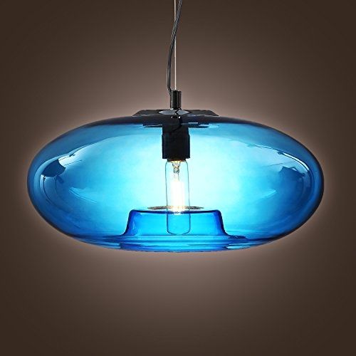 Stunning Series Of Blue Pendant Light Fixtures Regarding Lightinthebox Vintage Glass Pendant Light In Blue Bubble Modern (Photo 23 of 25)