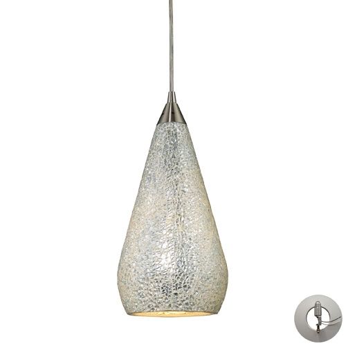 Stunning Widely Used Crackle Glass Pendant Lights Intended For Crackle Glass Pendant Light Bellacor (Photo 9 of 25)
