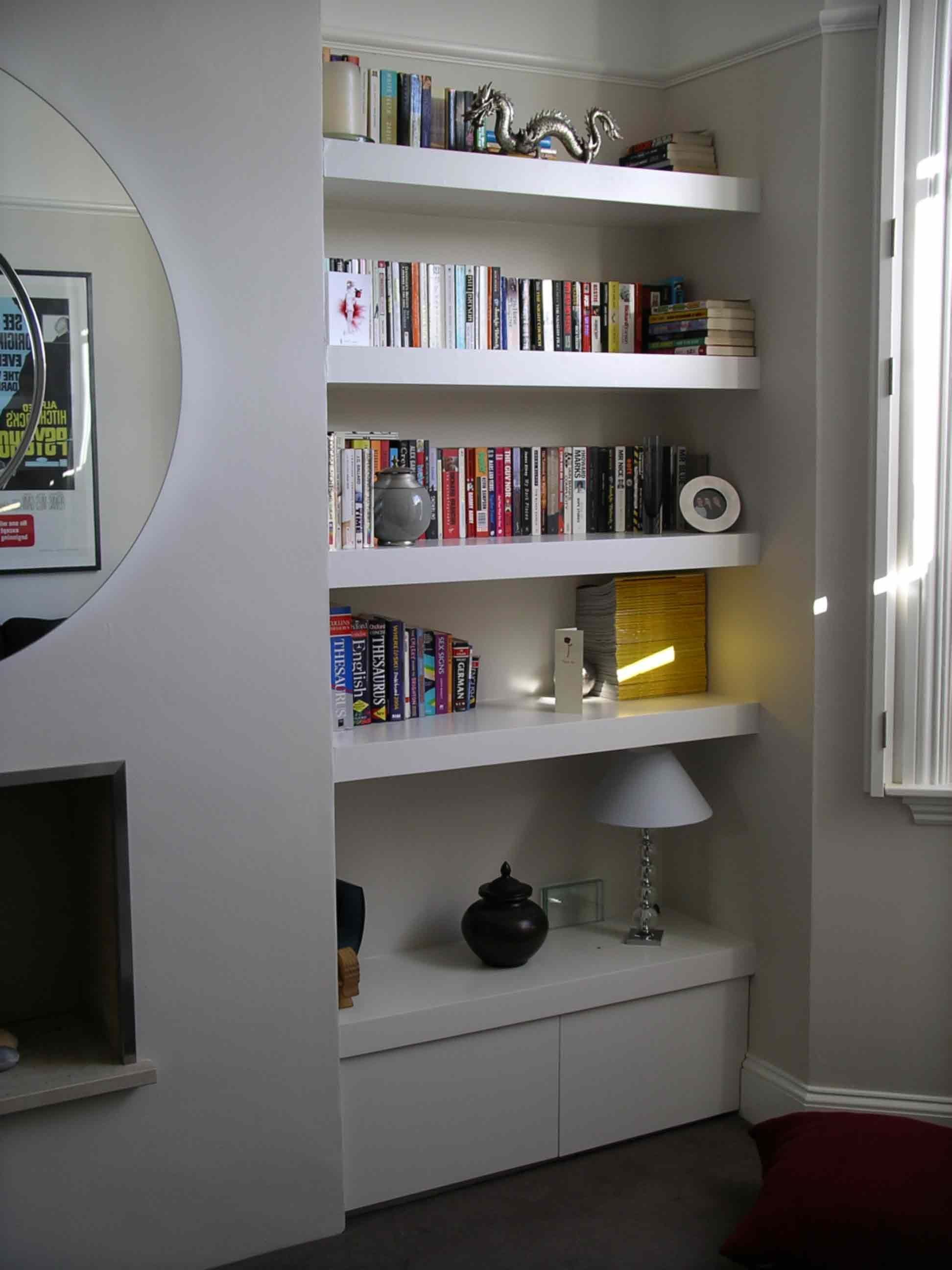 The Shelving Company Alcove Cupboard Floating Alcove Shelves In In Shelves And Cupboards (View 7 of 15)