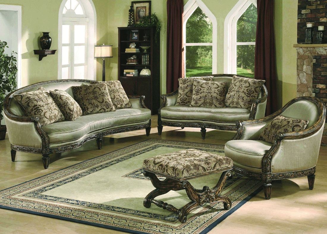 Traditional Fabric Sofa Set Y77 Traditional Sofas Regarding Traditional Fabric Sofas (View 7 of 15)