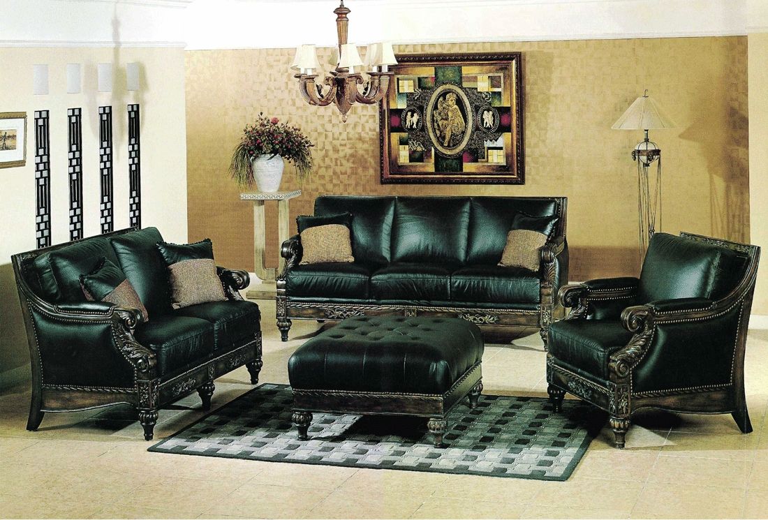 Traditional Leather Sofa Set Y80 Traditional Sofas For Traditional Leather Couch (View 6 of 15)