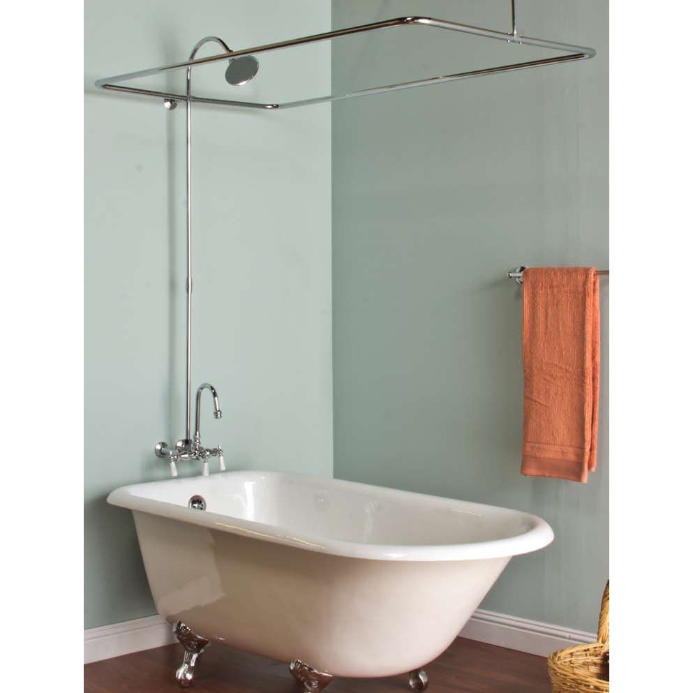 Tub Curtain Ringsenclosures Within Shower Curtains For Clawfoot Tubs (View 11 of 25)