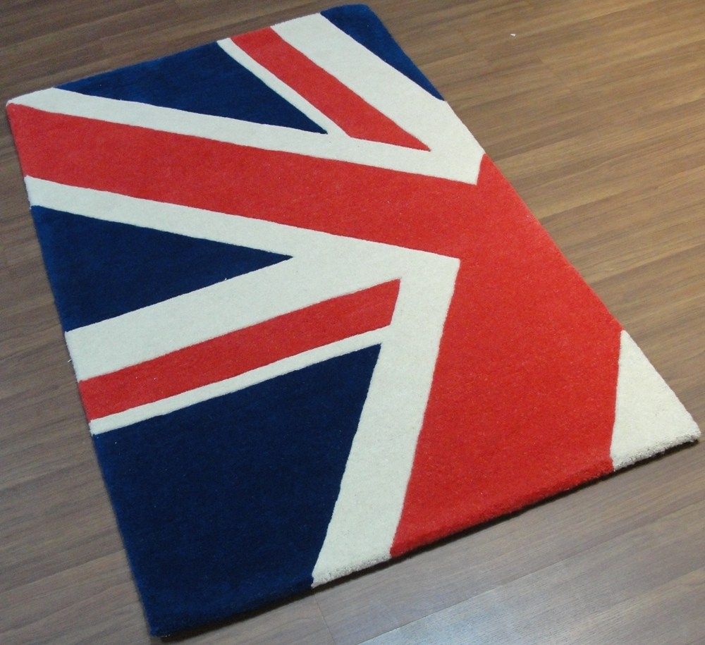 Uniquely Designed Union Jack Rug Buy Soft Furnishings For A Within Union Jack Rugs (View 1 of 15)