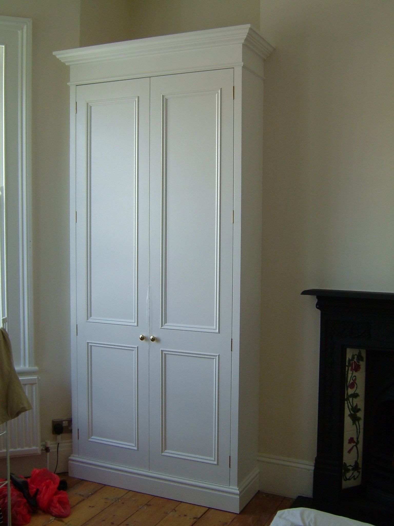 Victorian Style Alcove Wardrobe With Matching Top Cupboard For Alcove Wardrobes Designs (View 9 of 15)