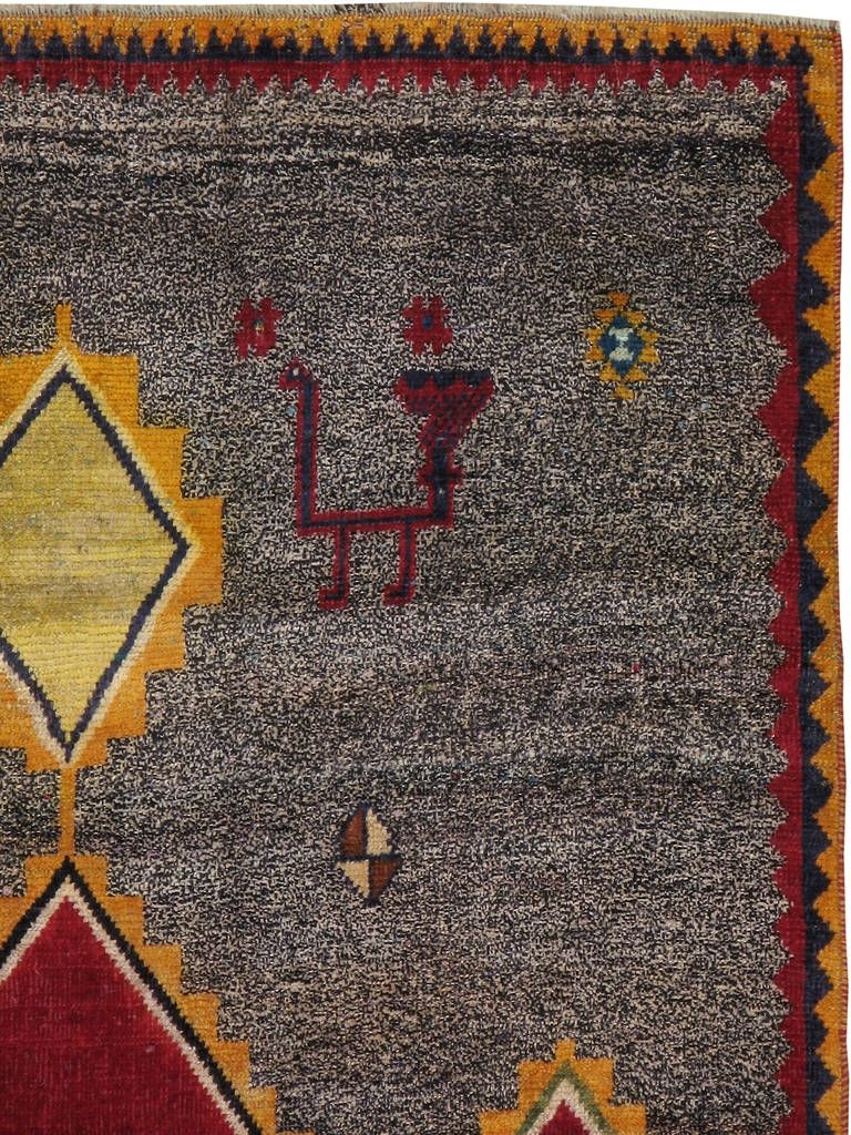 Vintage Persian Gabbeh Rug For Sale At 1stdibs Within Gabbeh Rugs (View 6 of 15)