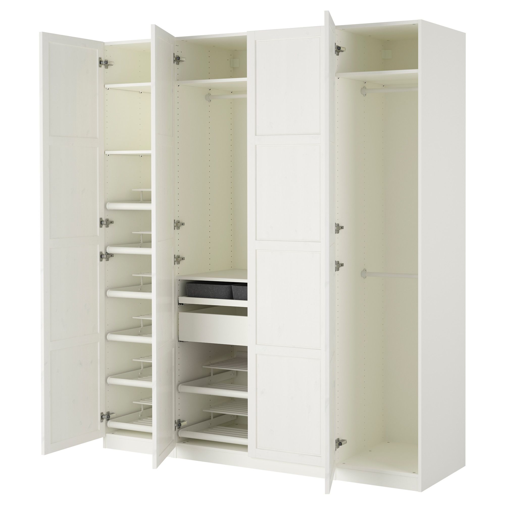 Wardrobes Pax System Ikea Intended For Corner Wardrobe Closet IKEA (Photo 14 of 25)