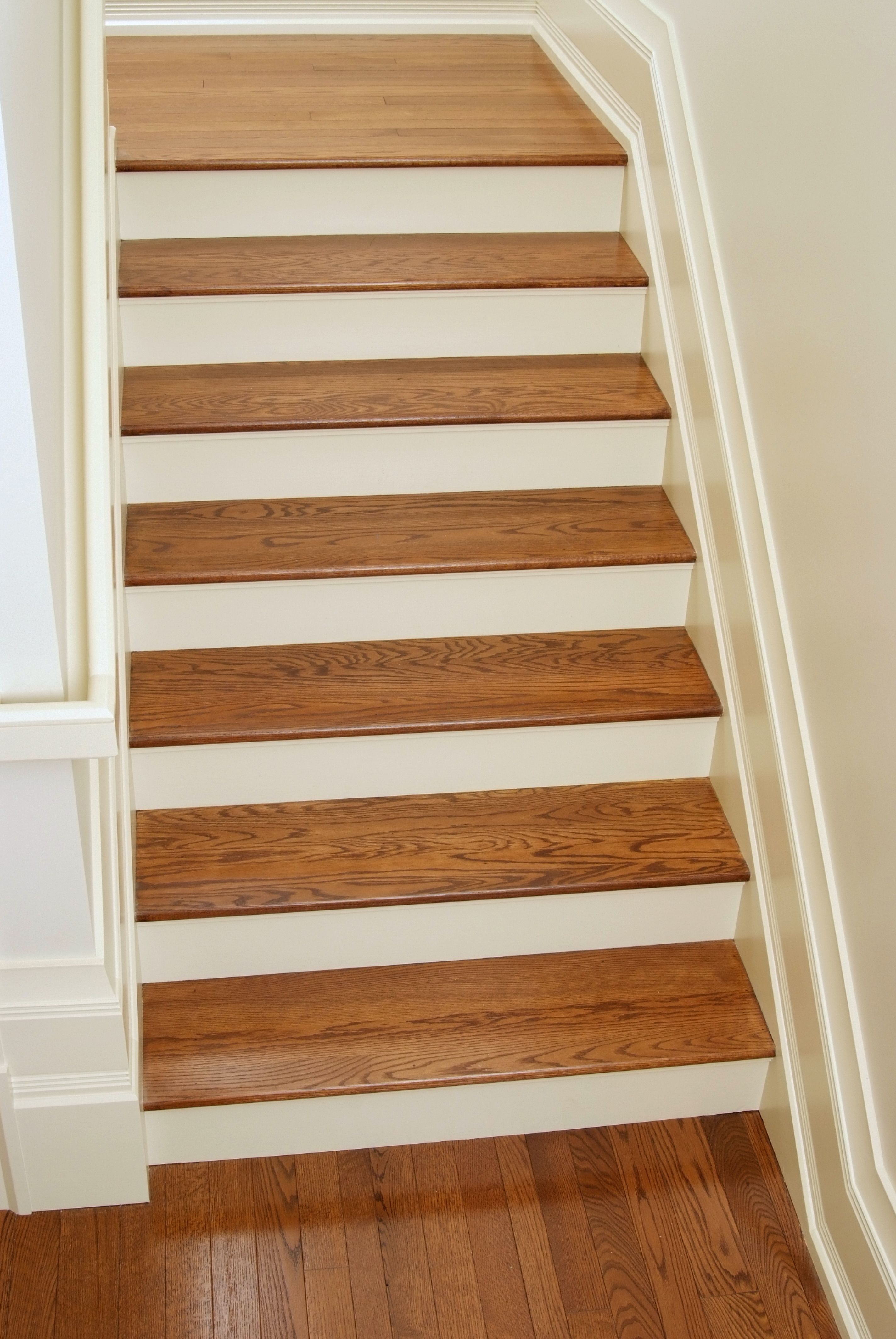 White Oak Stair Treads Staircases Pinterest Oak Stairs Within Stair Treads For Wooden Stairs (View 15 of 15)