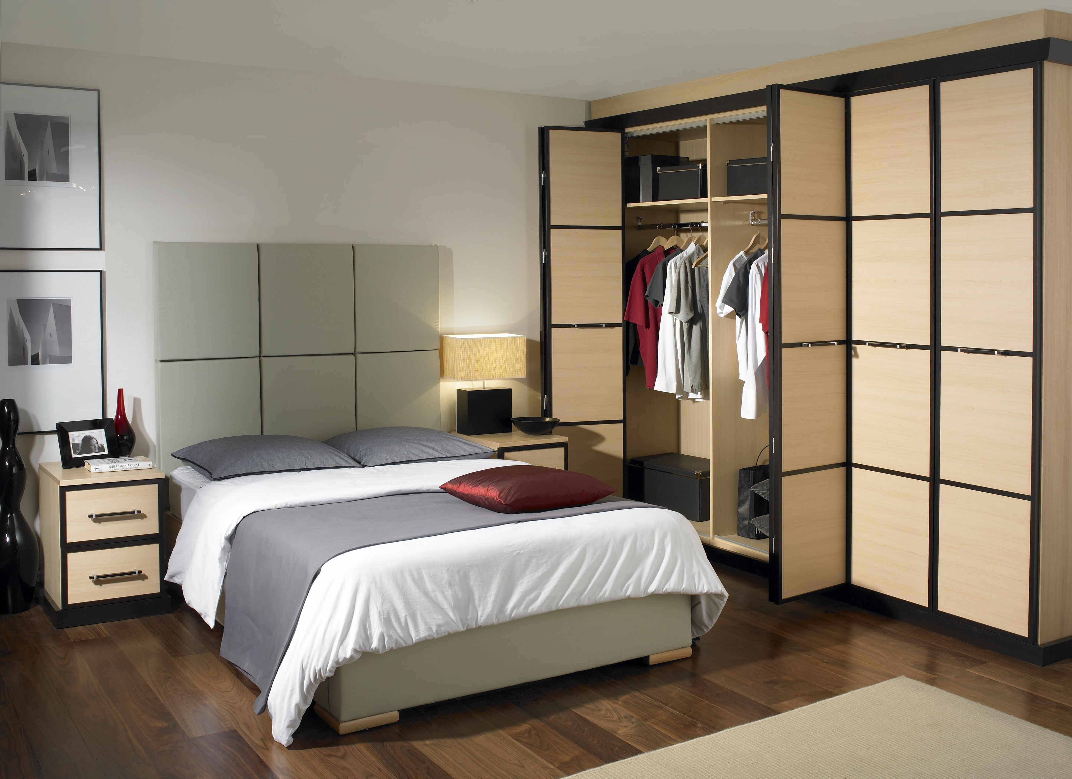 Wickes Bedroom Furniture Handles New Arctic White High Gloss 3 Inside Folding Door Wardrobes (Photo 9 of 25)