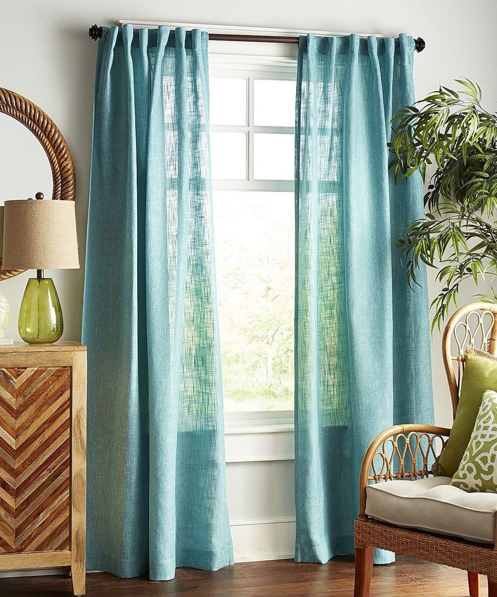 Window Coverings Everything Turquoise Page 2 With Regard To Turquoise Trellis Curtains (Photo 5 of 25)