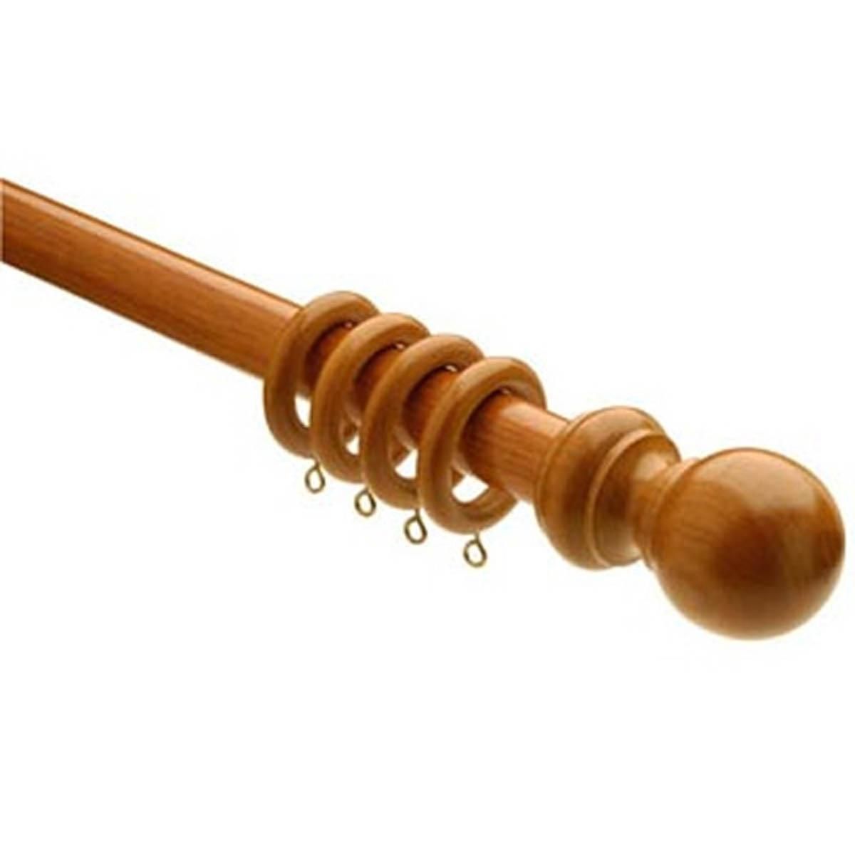 Wooden Curtain Poles Affordable Curtain Poles And Rails Terrys For Wooden Curtain Poles (View 1 of 25)
