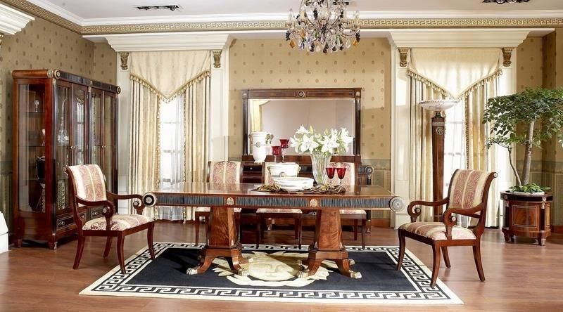 0010 2014 European Classic Royal Dining Table And Chairs,luxury With Royal Dining Tables (Photo 9 of 20)
