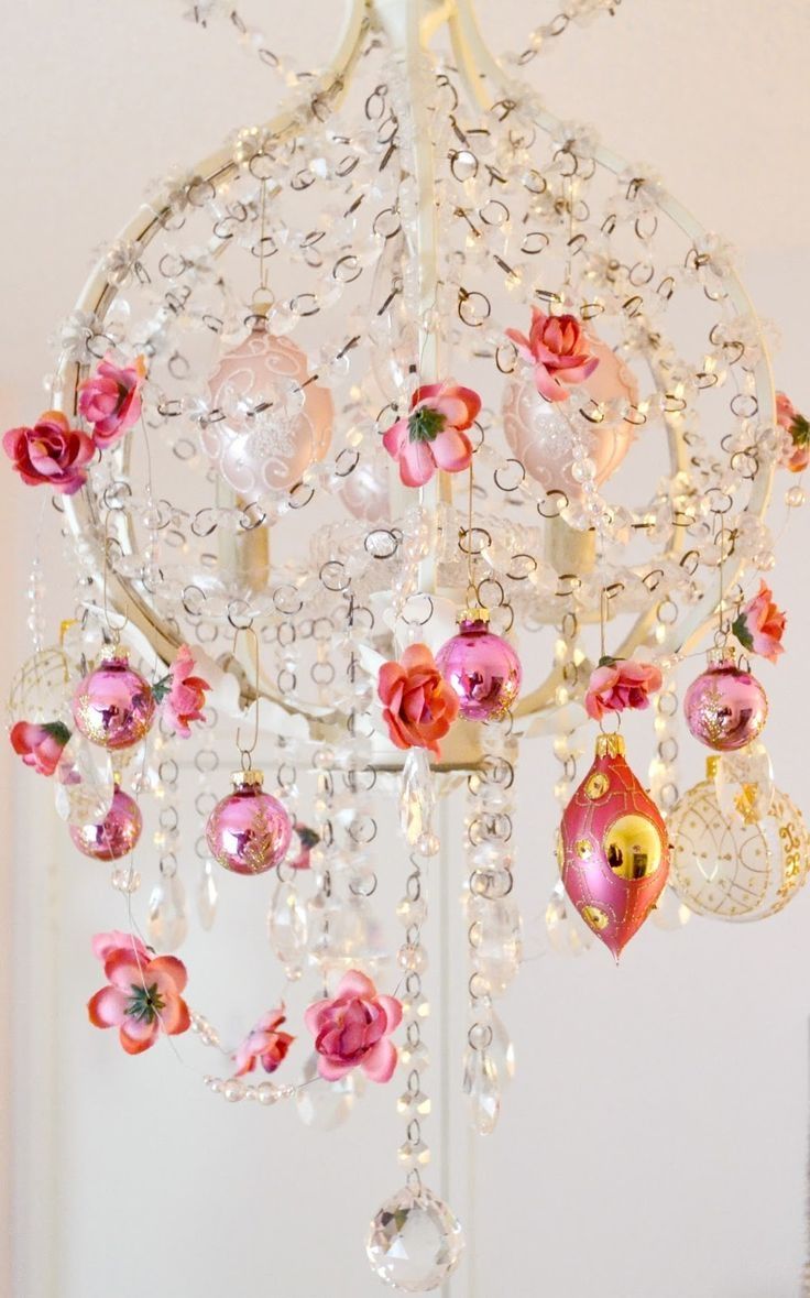 100 Best Decorate Your Chandeliers Images On Pinterest Christmas Intended For Pink Gypsy Chandeliers (View 21 of 25)