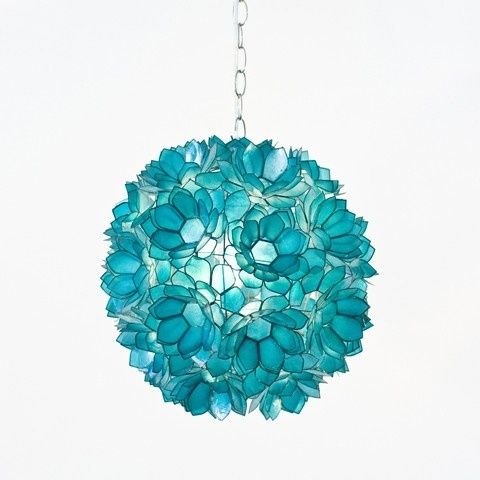 105 Best Sea Glass Lighting Images On Pinterest Glass Pendants Inside Turquoise Pendant Chandeliers (View 2 of 25)