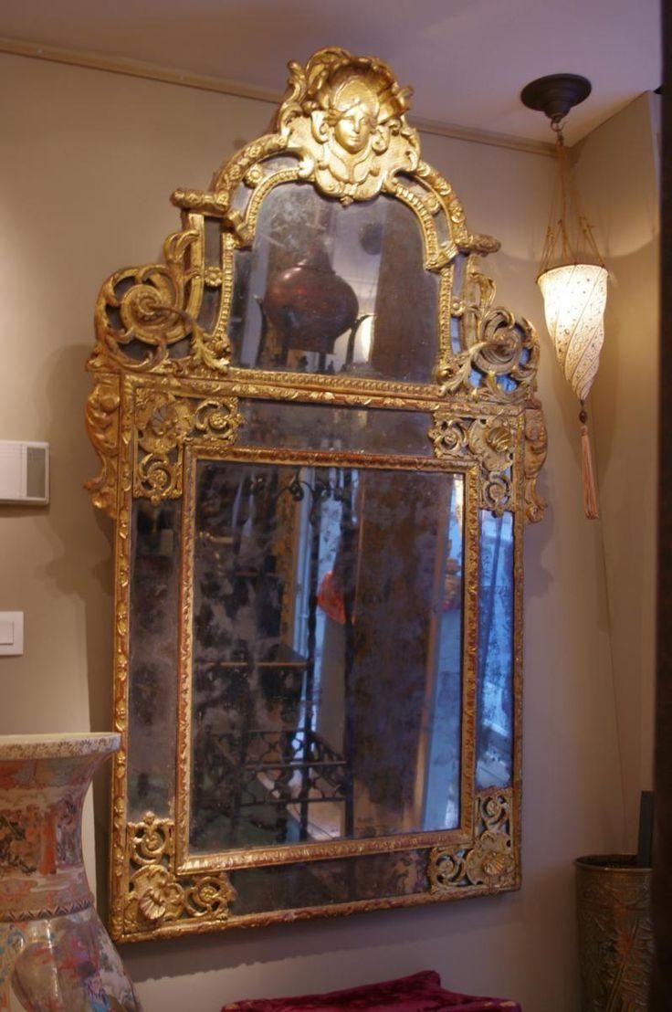 1092 Best Classic Gilded Mirrors Images On Pinterest | Antique Within Antique Mirror For Sale (Photo 14 of 20)