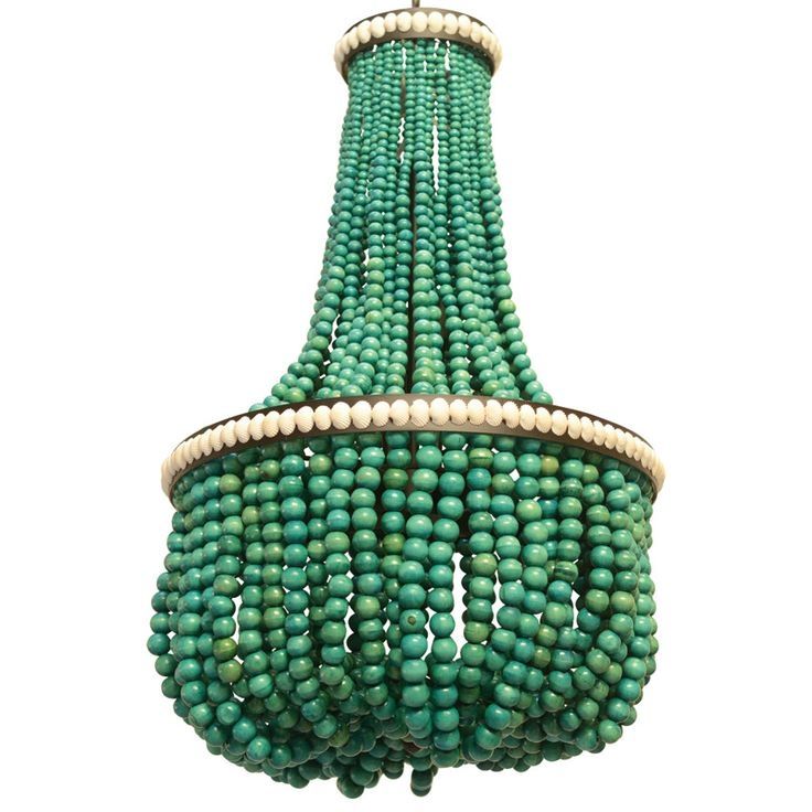 16 Best Beaded Chandeliers Images On Pinterest With DIY Turquoise Beaded Chandeliers (View 22 of 25)