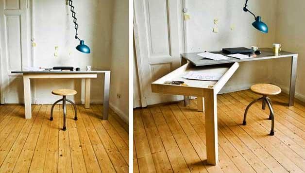 17 Furniture For Small Spaces – Folding Dining Tables & Chairs Inside Folding Dining Tables (Photo 2 of 20)