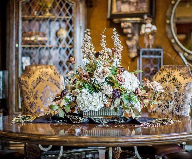 Silk Flowers Arrangements For Dining Room Tables